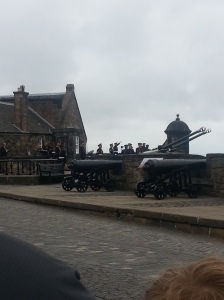 We were surprised to find that the day that we visited was the Queen's Birthday. They gave a 21-gun salute with the canons that are poking up in the background.